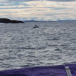 Boat fishing off Boondelbah Island