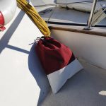 Bag covering the salt water tap/hose