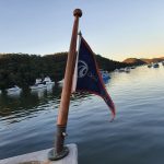 Burgee - with Ocean Alexander logo and name