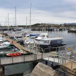 View across the marina