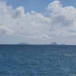 Distant view of Hexam Island (left)