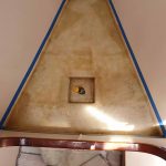 First coat of fibreglass done