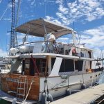 Starboard side view from the dock