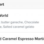 Chef's table dessert